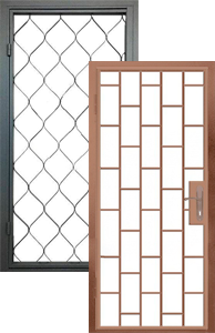 Стальные решетчатые двери - Изображение